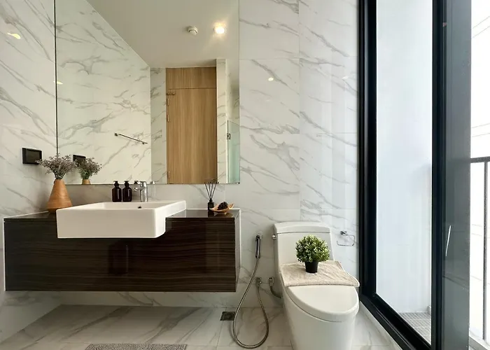 Luxurious Downtown 1br - Ultra Fast Wifi - Bts Asoke Bangkok