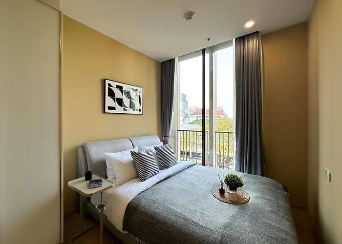 Luxurious Downtown 1br - Ultra Fast Wifi - Bts Asoke Apartment Bangkok