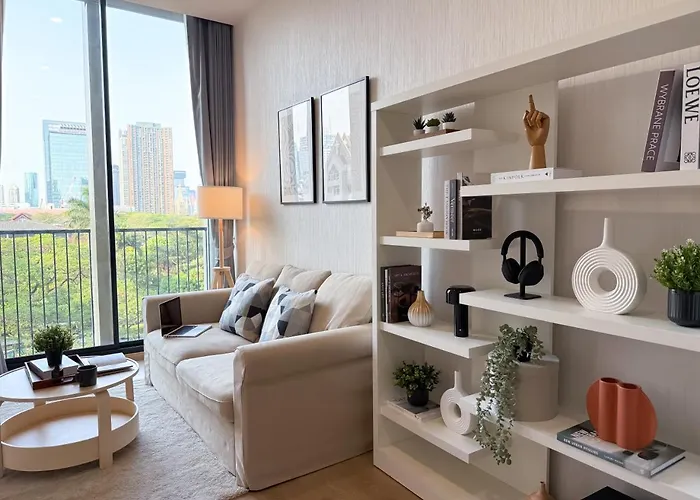 Luxurious Downtown 1br - Ultra Fast Wifi - Bts Asoke * Bangkok