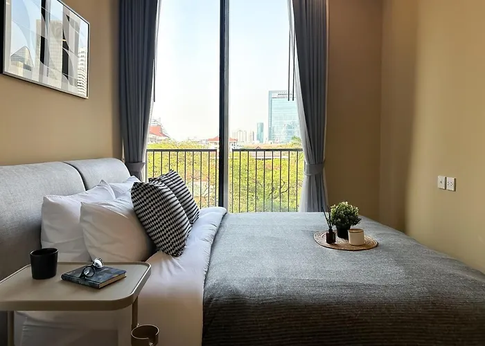 Luxurious Downtown 1br - Ultra Fast Wifi - Bts Asoke Apartment *